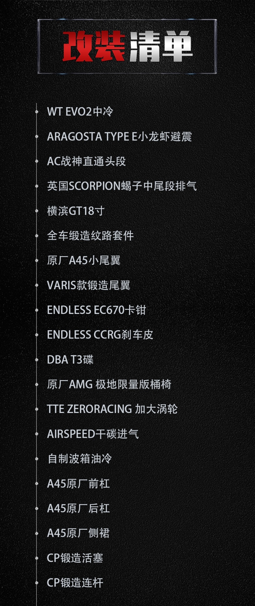 奔驰A200的正确打开方式，改装的费用能买一台A45？