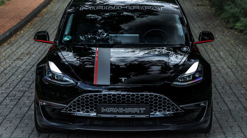 特斯拉Model 3怎么玩 德国Manhart告诉你