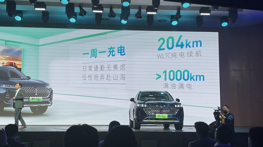 WEY摩卡DHT-PHEV预售29.9万起，纯电续航首创204km