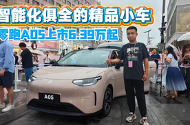 智能化俱全的精品小车 零跑A05上市6.39万起