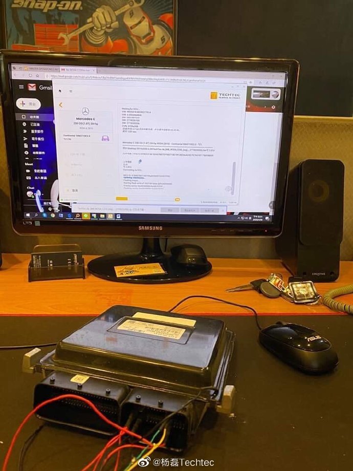 奔驰W204 C260改装电脑德国Techtec刷ECU改装