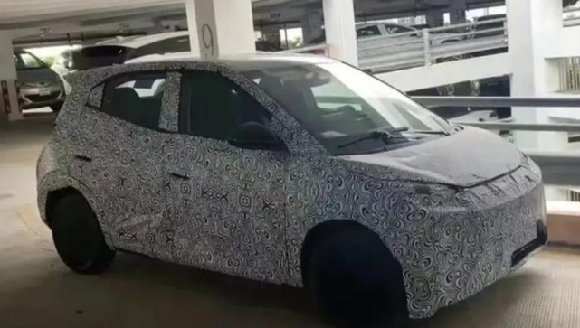比亚迪微型电动车海鸥谍照曝光，宏光MINI EV的真正对手即将登场