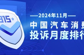 中国汽车消费者投诉月度排行榜（2024年11月榜）重磅发布