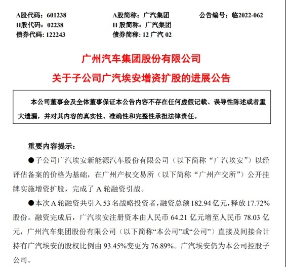 183亿超募，超千亿估值，埃安为什么引发全行业抢投？