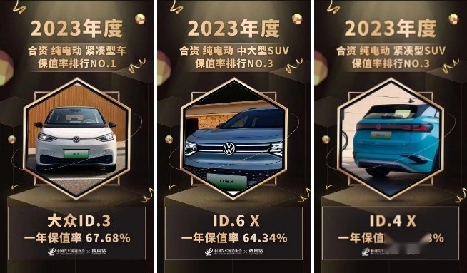 最新中国汽车保值率公布 上汽大众ID.家族实力领先