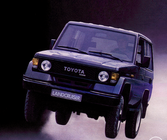 1984年,丰田lc7系诞生,但在1985年,lc70系列的出口清单中名为light