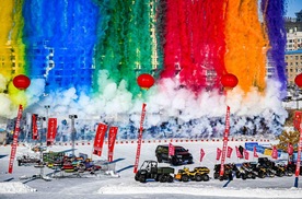 雪域争锋，2025中国汽车场地越野（冰雪）锦标赛呼伦贝尔站正式开幕