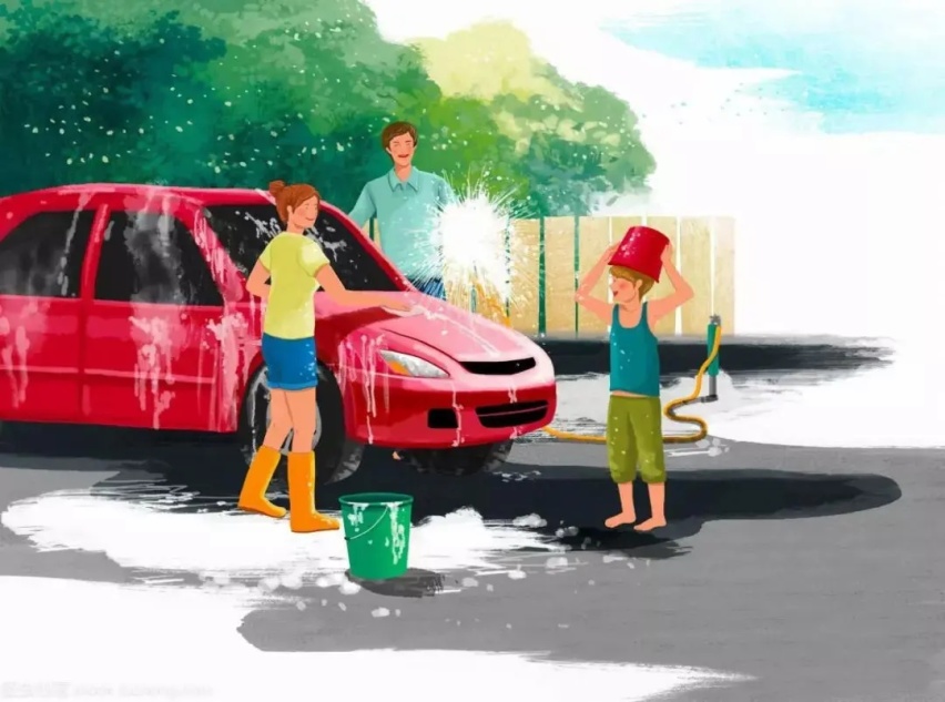 夏季洗车小技巧：别在汽车暴晒后洗车，当心漆面脆化 开裂
