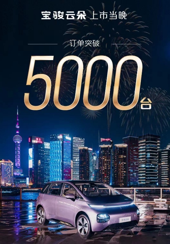 起售9.58万！宝骏云朵上市订单破5000台，又一爆款车来了