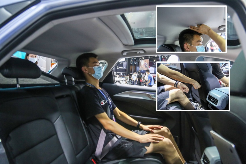 定位紧凑型纯电动 SUV 深港澳车展实拍几何 C