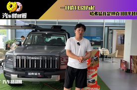一口价13.69万起，哈弗猛龙是坦克300平替吗？