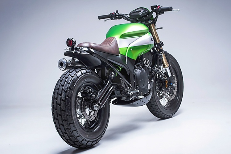 整容式改装 川崎Ninja650神改Scrambler风格