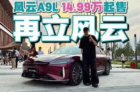 风云A9L 14.99万起售！哪怕入门版也可冲！
