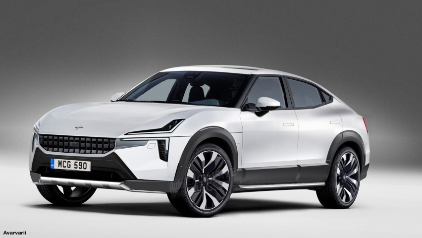 定位跨界轿跑SUV，Polestar 3设计图曝光