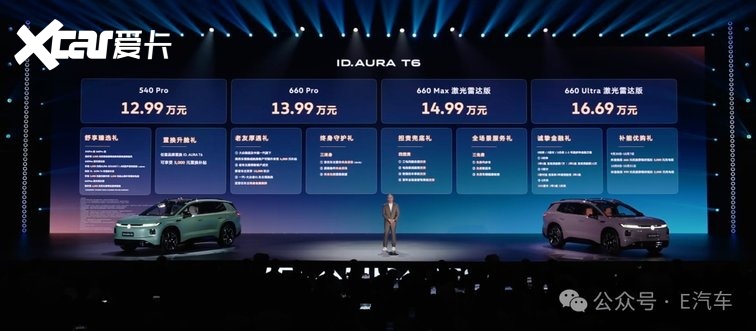 起售价下探到12.99万元，ID. AURA T6让所有人都找到了满意