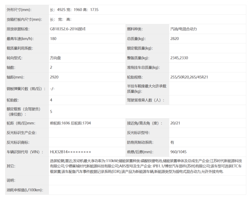 工信部公示理想L6外观！理想老幺来了！