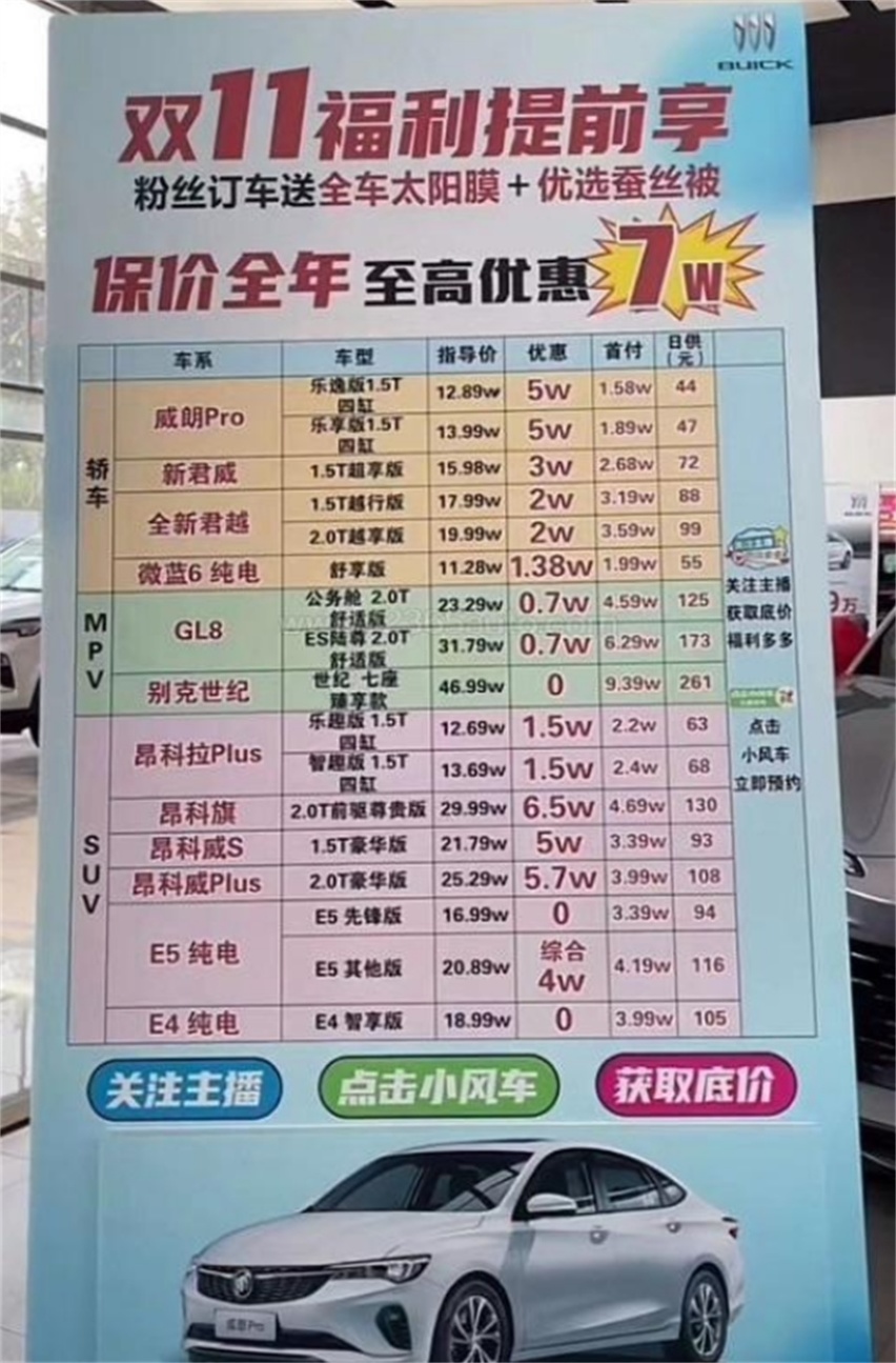 降价背刺老车主，新能源躲不掉的坑 这次轮到别克E5