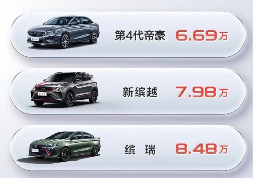 吉利的销量快要顶不住了，推出五一狂欢购活动，帝豪仅需6.69万
