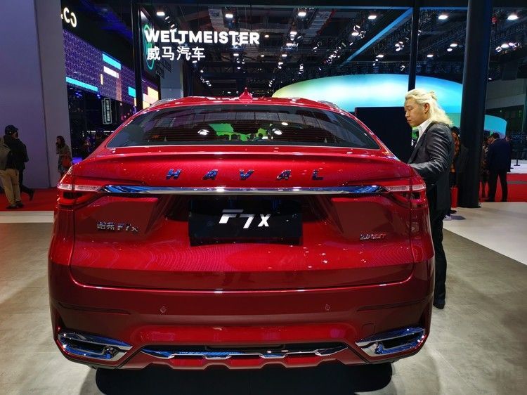 没有抄袭的轿跑SUV  哈弗F7x亮相上海车展