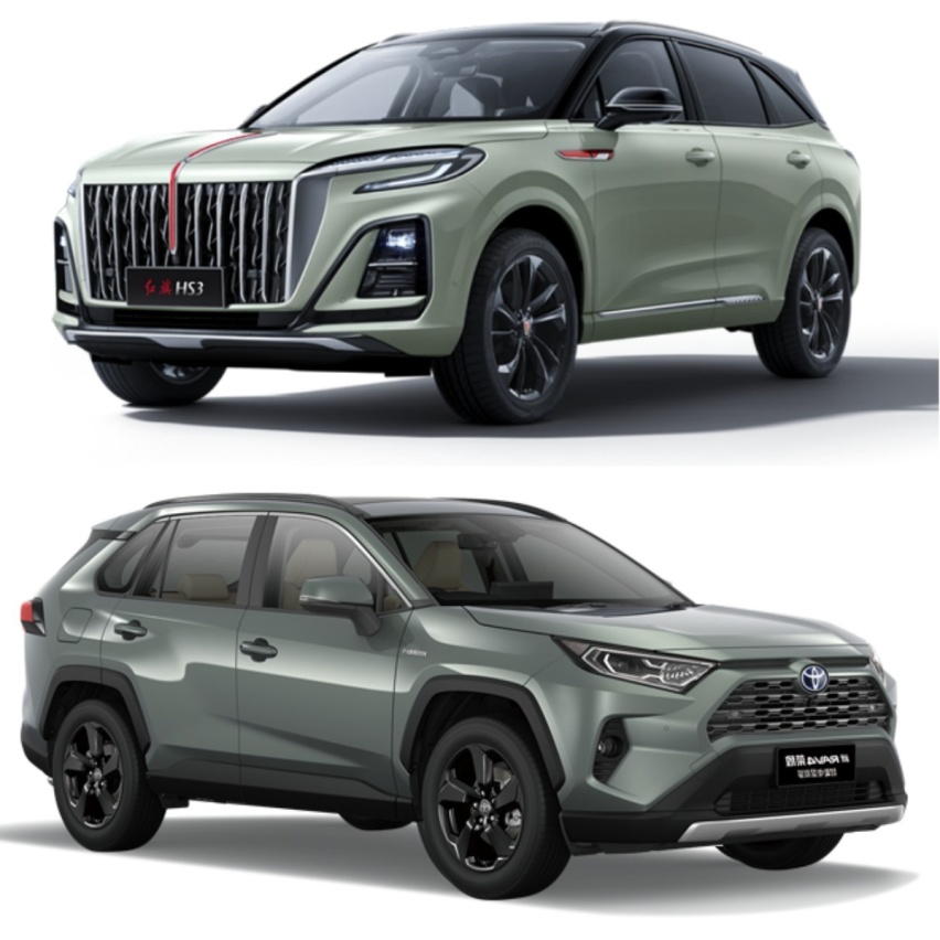 15万级新潮SUV怎么选，红旗HS3 对比新RAV4荣放