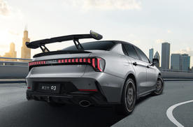 领克03大尾翼版本对比03+，原厂三段可调尾翼，宁波赛道徽章