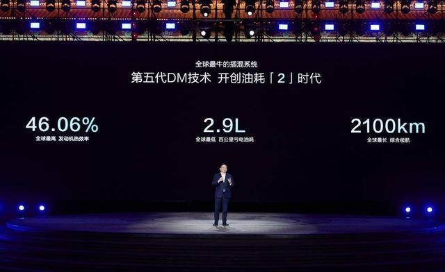 再上“绝杀” 比亚迪发布第五代DM-i技术、首搭车型9.98万起
