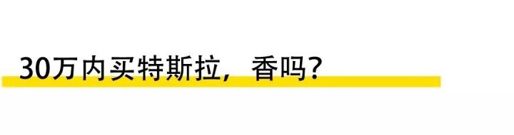 30万落地的特斯拉 真的香?