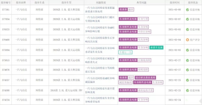异响已解决？2021款阿特兹需要面对的问题不止一点