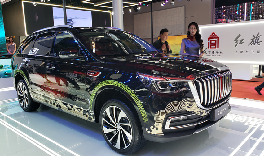 实拍红旗3款SUV，红旗中型SUV HS5预售价公布，20万