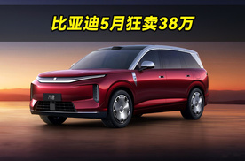 终结连跌8个月！比亚迪5月狂卖38万