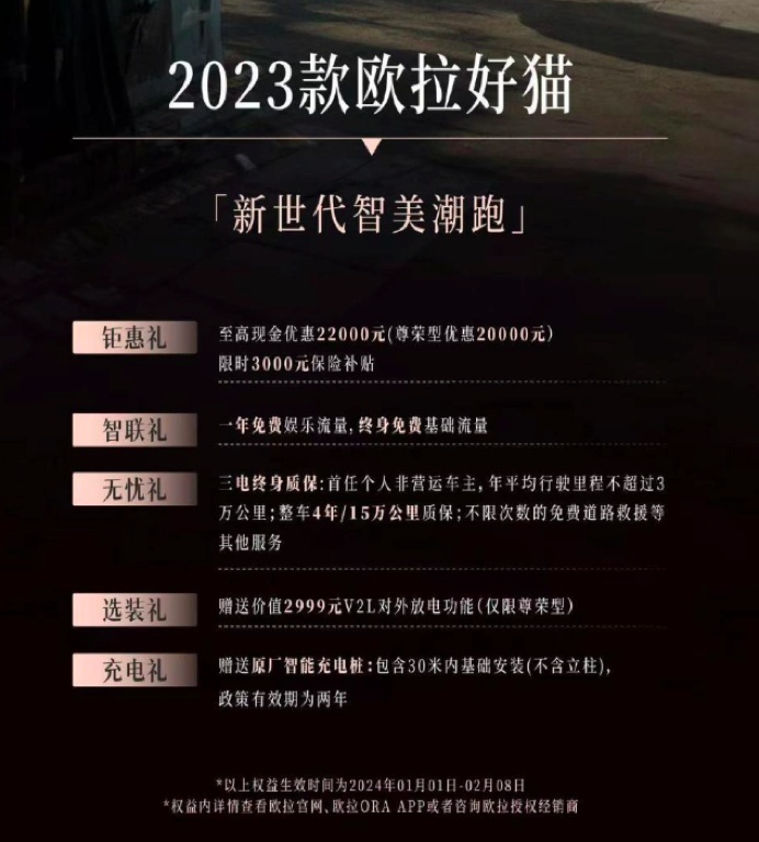 绷不住了？长城欧拉开启官降，闪电猫现金直减3万，你考虑么