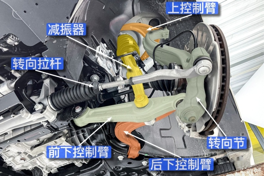 “不吐槽不行”特斯拉这样的底盘用料极氪001笑了