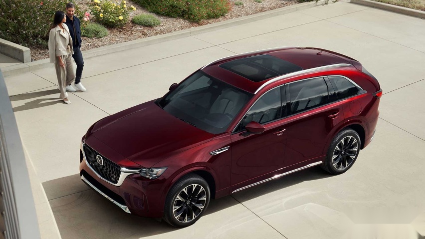 马自达全新7座SUV CX-80现身了