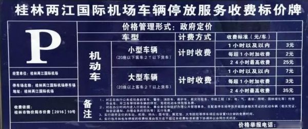 桂林两江机场停车场过夜收费标准，机场附近有便宜点的停车场吗