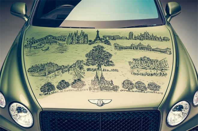 宾利汽车发布建筑师手工绘制的“BELONGING BENTAYGA”