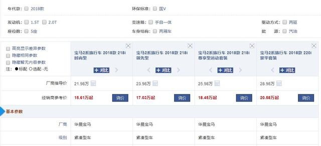 9月销量21台，终端售价已跌至15万的宝马2系还能再降吗？