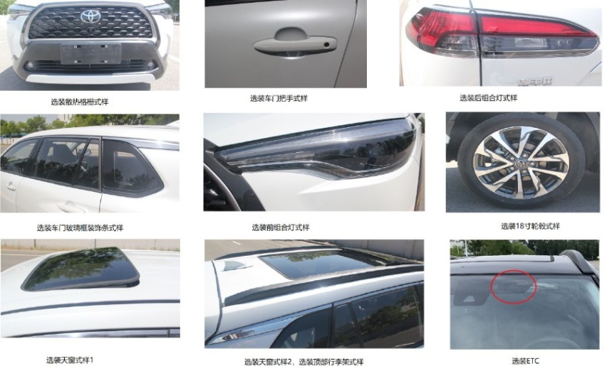 丰田锐放/锋兰达申报图曝光！战略兄弟车，主攻紧凑SUV市场