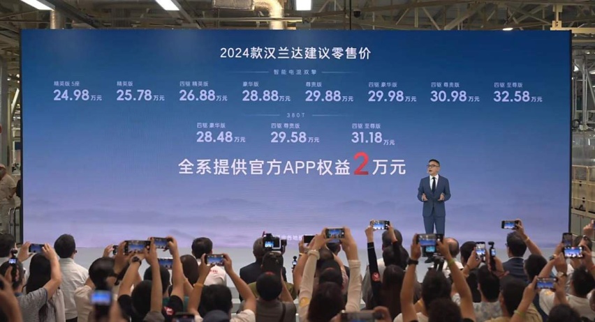 售价24.98万起，2024款丰田汉兰达上市，你会选择购买吗？