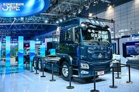 中国重汽豪沃TX 500kWh电驱桥充电牵引车——节能先锋 实力见证