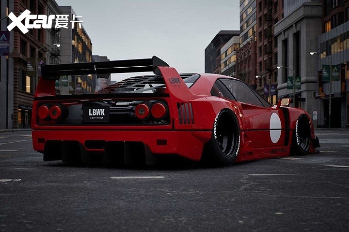 法拉利宽体f40,现在还有人改这辆车?-爱卡汽车爱咖号