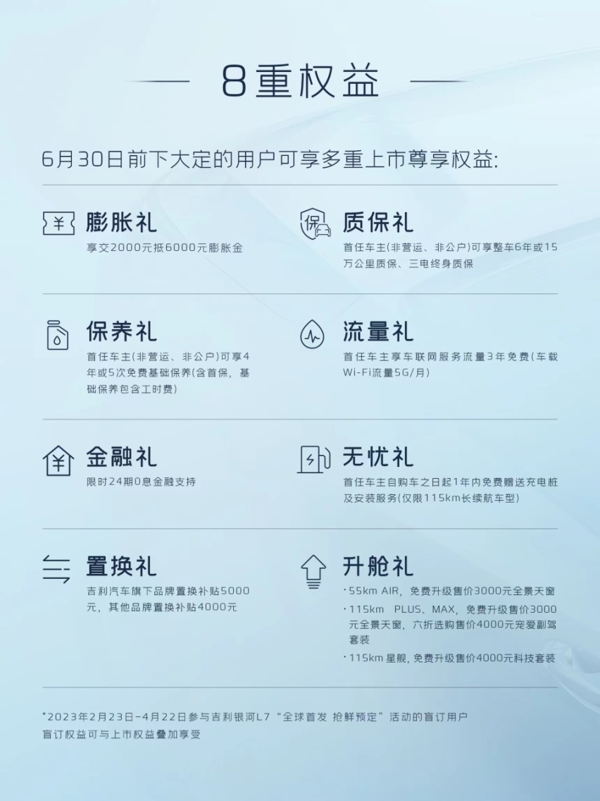 吉利银河L7正式上市，售价为13.87万-17.37万元