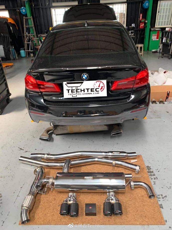 宝马540li 3.0T改装德国Techtec刷ECU电脑