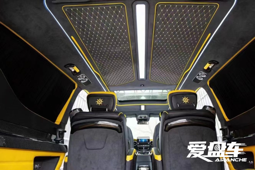 奔驰V260商务车内饰改装居然比劳斯莱斯的内饰还要豪横，太精彩了