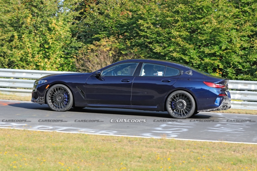 整体设计更具侵略感 2021款Alpina B8谍照曝光