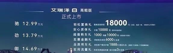 12.99万起！奇瑞艾瑞泽8首搭2.0T大心脏！动力再升级！