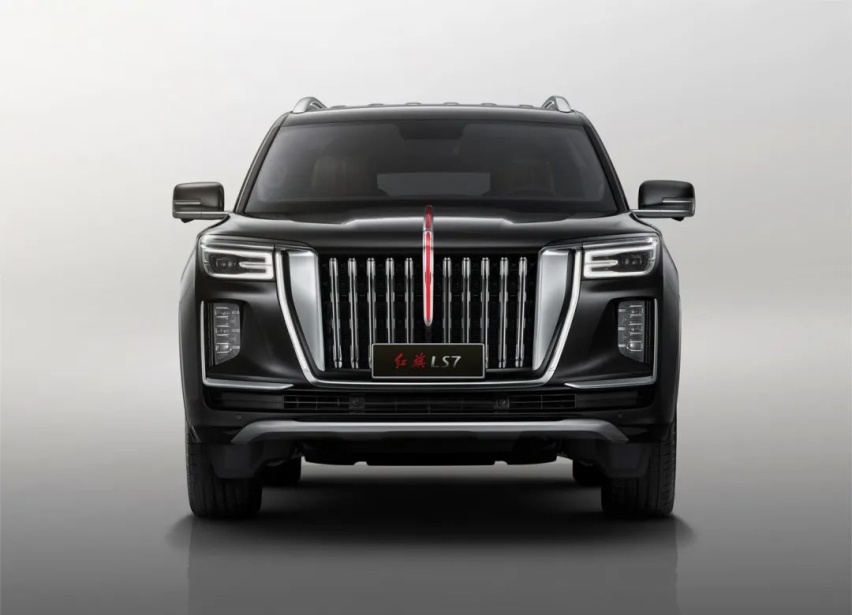 红旗LS7官图发布 4.0T+V8 车长接近5.7米比劳斯莱斯大