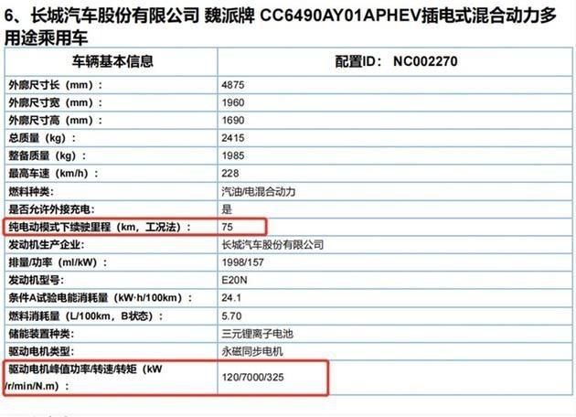 WEY摩卡PHEV版实车曝光PHEV蓝色标识明显