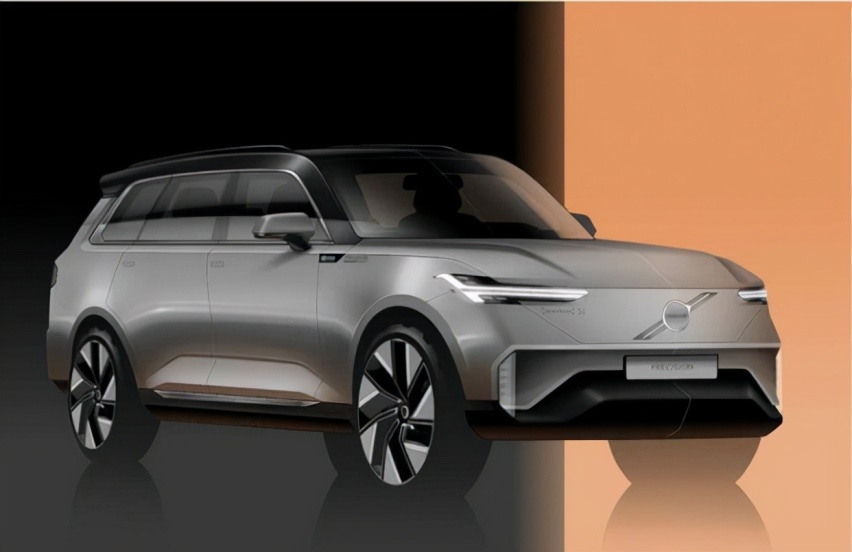 新一代沃尔沃XC90渲染图曝光，或为纯电SUV，将有可能实现国产？