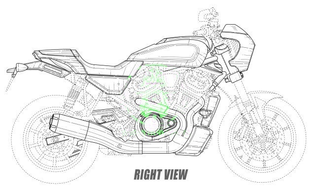 哈雷Cafe Racer和Flat Tracker新车曝光