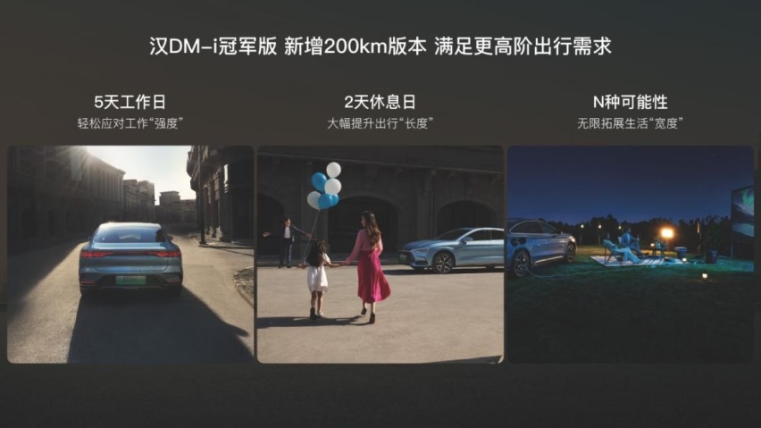 汉DM-i冠军版、汉DM-p战神版巅峰上市，售价18.98~28.98